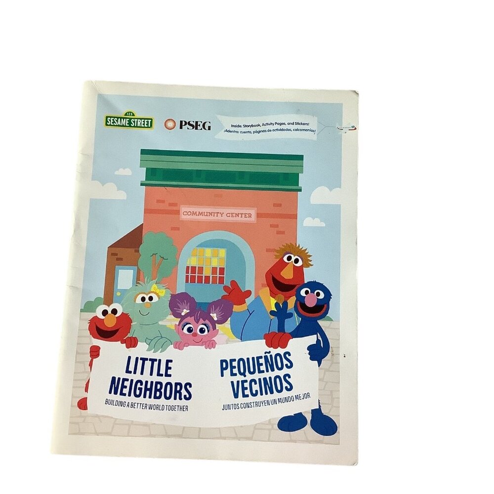 Sesame Street Little Neighbors‎ Activity Book Bilingual Kids Collaboration PSEG